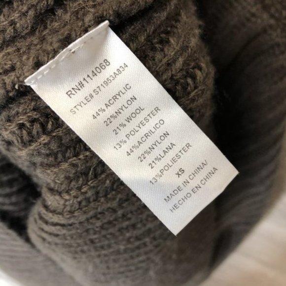 Sweet Baby Jamie XS Brown Chunky Knit Sweater - Picture 4 of 5